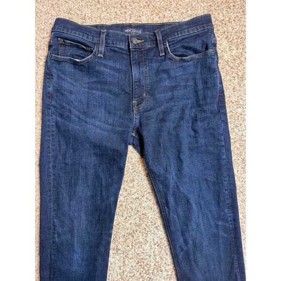 J. CREW Pants/Jeans size 34X34  Dark Blue Denim Straight Leg - Picture 11 of 12